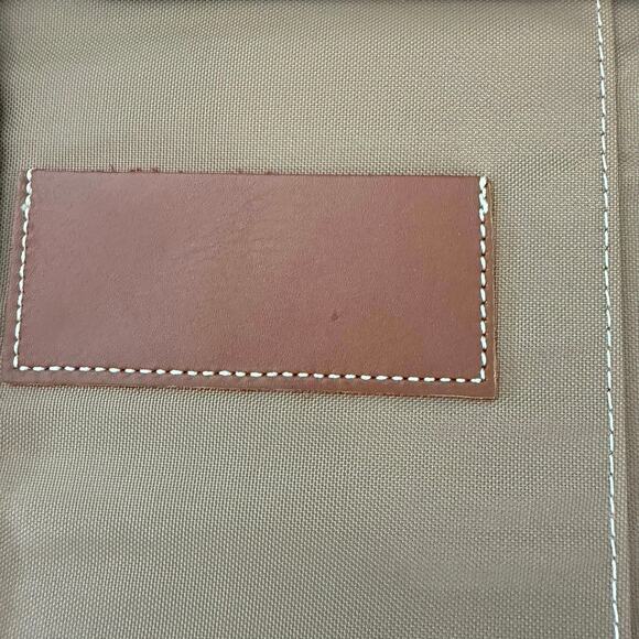 Vintage Laura Ashley Planner Plaid Fabric Leather Binding Zip Padfolio 13 x 10 - Picture 6 of 16